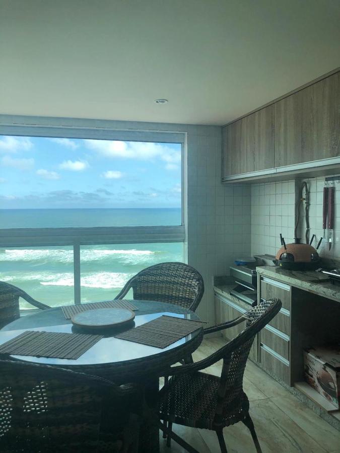Mongagua Com Vista Para O Mar Pe Na Areia ภายนอก รูปภาพ