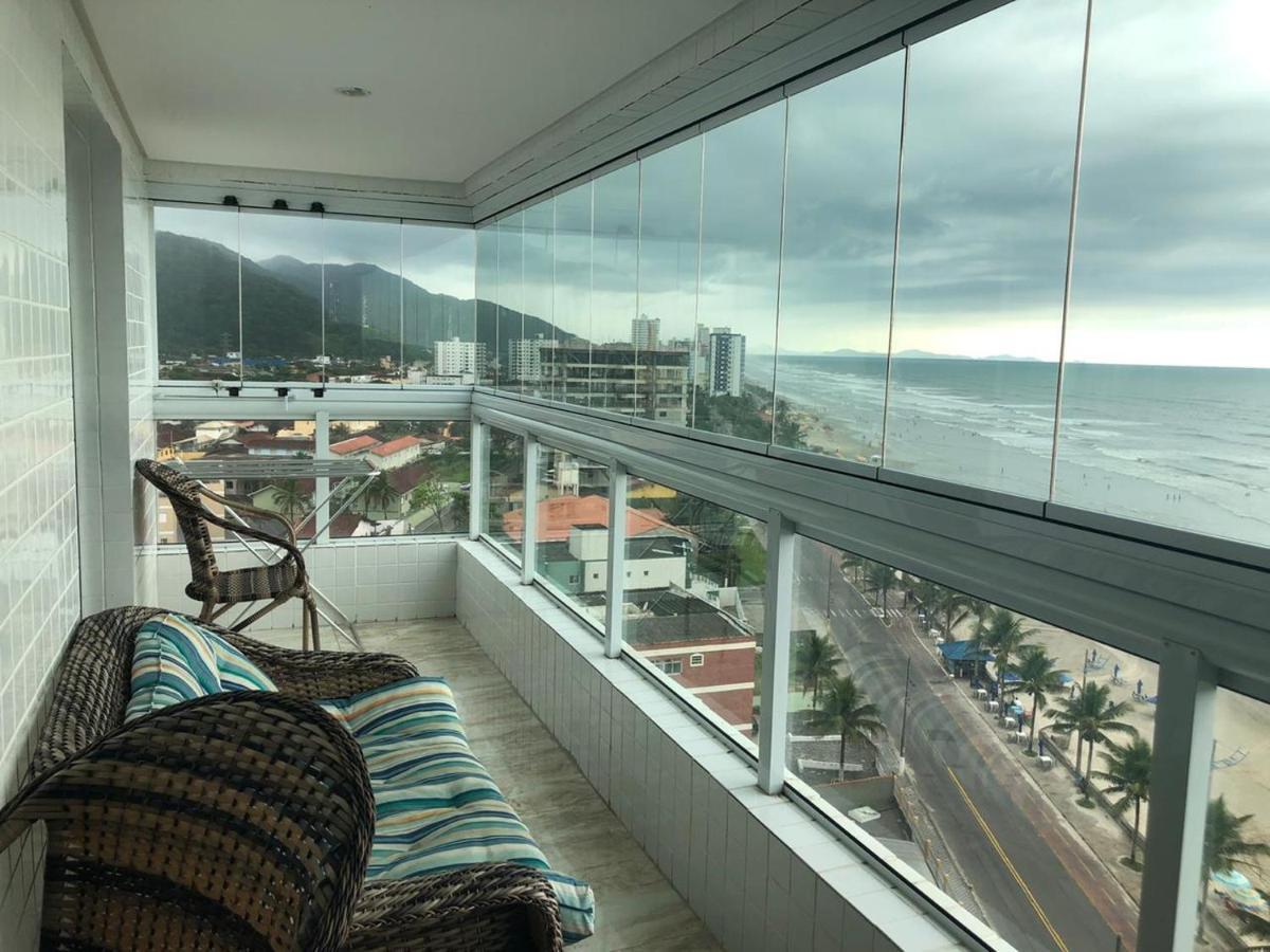 Mongagua Com Vista Para O Mar Pe Na Areia ภายนอก รูปภาพ