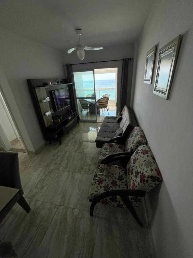 Mongagua Com Vista Para O Mar Pe Na Areia ภายนอก รูปภาพ