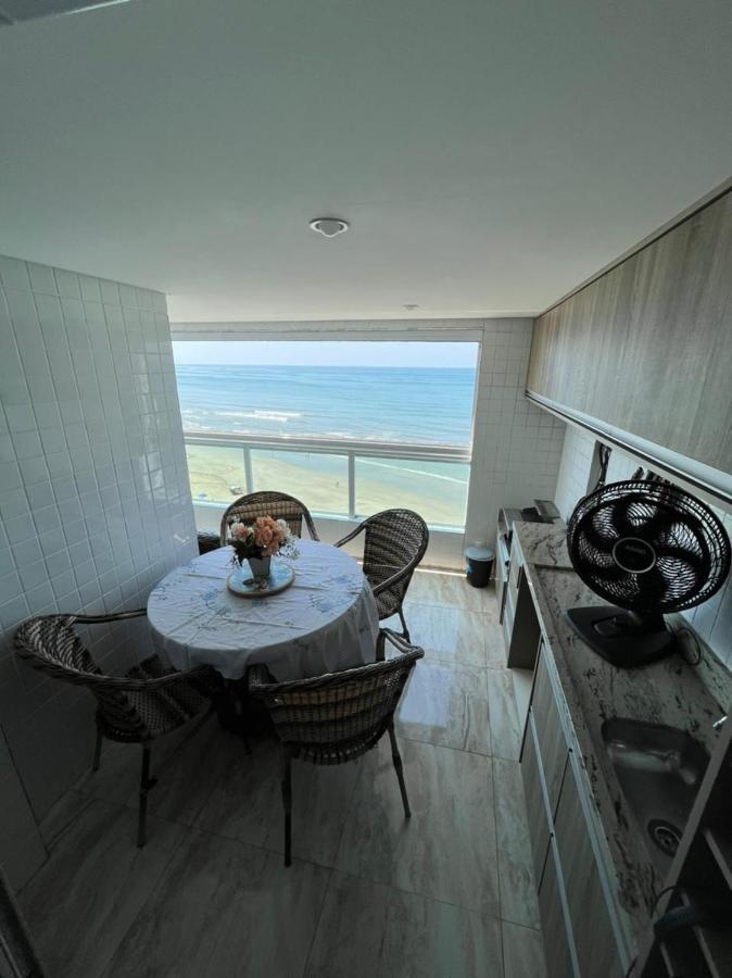 Mongagua Com Vista Para O Mar Pe Na Areia ภายนอก รูปภาพ
